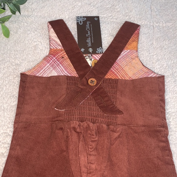 NWT Matilda Jane Kimberly Micro Cord Overall 6-12M - Picture 8 of 9